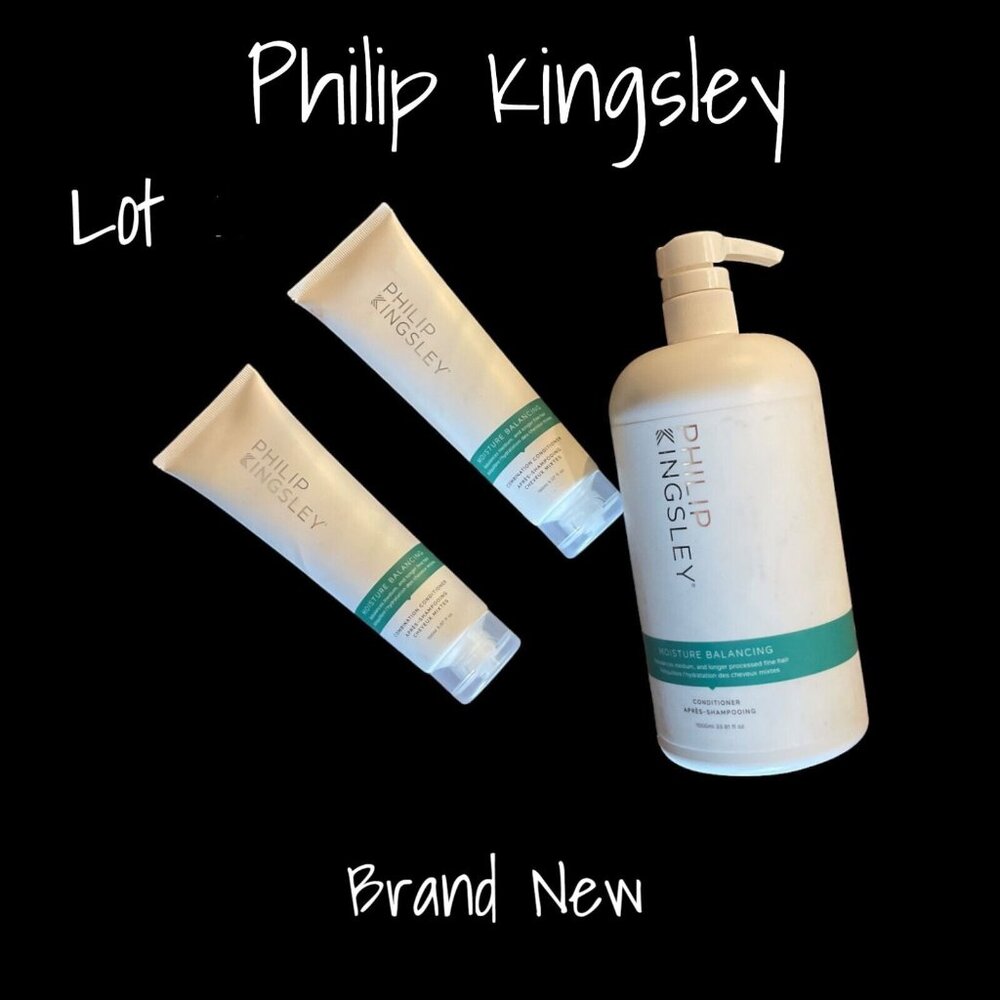 Philip Kingsley Moisture Balancing Hair Conditioner Lot 3 Brand New